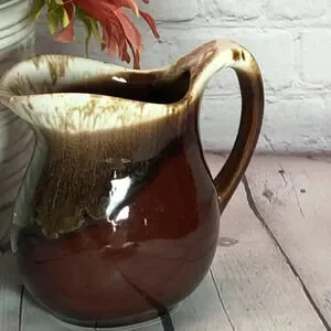 Vintage McCoy USA Dip Pottery Small Pitcher Creamer