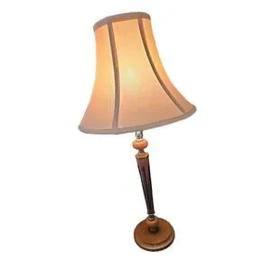 Vintage MCM Wooden Classic Mid Century Elegant Desk Table Electric Lamp 28"