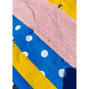 Vintage Mickey Minnie Mouse Quilt Disney Baby Crib Blanket Comforter 48"x38"