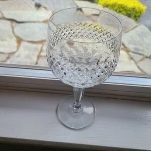 Vintage Mikasa Crystal Wine Glasses Autumn Vale 1979 Set Of 5