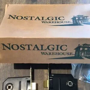 Vintage mortise Lock Set 2 Re-pops 2 Original No Keys