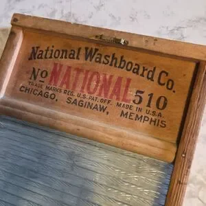 Vintage National Glass Washboard Wall Decor