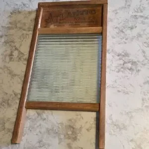 Vintage National Glass Washboard Wall Decor