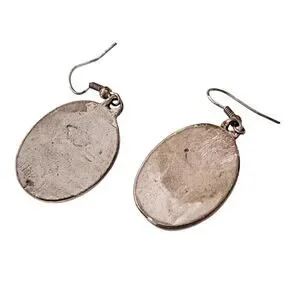 Vintage Necklace Bracelet And Earring Set Silvertone With Turquoise Color Beads