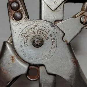 Vintage NEVA CLOG Products Model B-100 Plier Stapler ‎ VGC