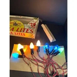Vintage Noma Lites 7-Light Christmas String Lights