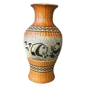 Vintage Panda Porcelain Vase