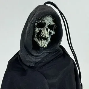 Vintage Paper Magic Group Skeleton 1999 Grim Reaper Halloween Hanging