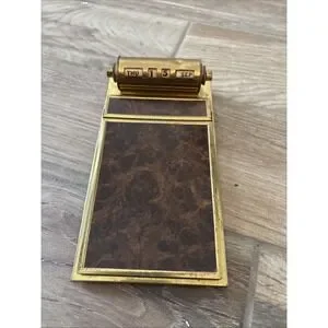 Vintage Park Sherman Perpetual Desk Calendar With Notepad Holder