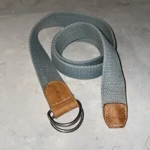 Vintage Patagonia Women’s Metal Belt D Ring Woven Cotton 35”long 1”wide Foam GRE