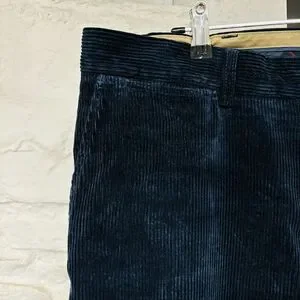 Vintage Polo Ralph Lauren Preston Fit Blue Corduroy Chino Pants 40x30 40 W 30 L