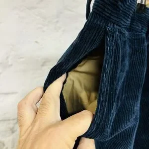 Vintage Polo Ralph Lauren Preston Fit Blue Corduroy Chino Pants 40x30 40 W 30 L