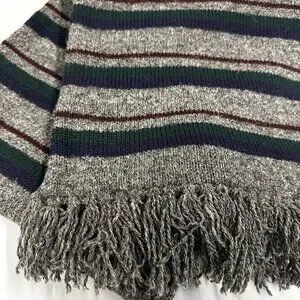 Vintage Polo Ralph Lauren Striped Wool Heavy Scarf