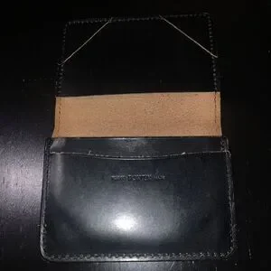 Vintage Porter Japan Black Leather Slim Wallet Card Holder