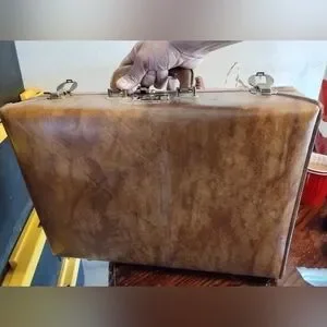 Vintage‎ Presto Leather camera carrying case