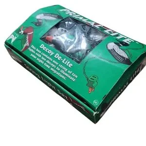 Vintage Primal Lite Decoy Duck De-Lite String Light Set 10 Ducks Tested