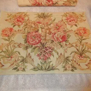 Vintage Ralph Lauren Guinevere Aragon Placemats RARE Set Of 6 Black Label NEW