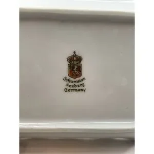 Vintage Schumann Bavaria Arzberg Germany Porcelain Jewelry Box & Trinket Dish