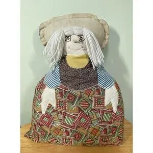Vintage Seymour Mann Grandma 20-inch Decorative Pillow Country Farmhouse Rustic