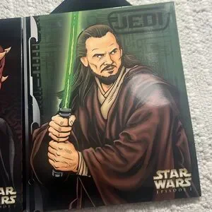 Vintage Star Wars Episode 1 Darth Maul & JEDI Printed Pockets Folder Set Of 2