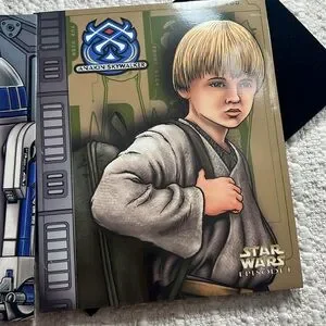 Vintage Star Wars Episode 1 R2-D2 & Skywalker Printed Pockets Folder Set Of 2