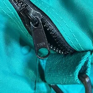 Vintage Teal On Board Duffel Bag Approx 1990s Travel Gym Carry On Luggage Retro