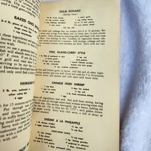 Vintage The Hawaiian Honemakers Island Recipe‎ Book