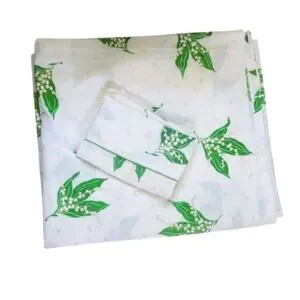 Vintage Wamsutta Ultracale Flat Sheet And Pillow Case. Full Size. 92" X 80"