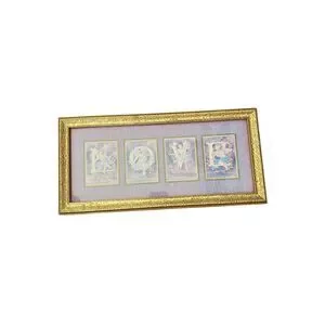 Vintage Whimsigoth Cherubs LOVE Wall Art Hanging 90s Vtg Celestial Angels