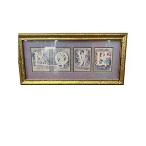 Vintage Whimsigoth Cherubs LOVE Wall art Hanging 90s vtg celestial angels