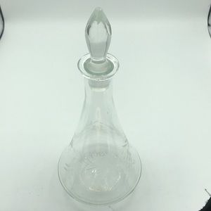 Vintage Wine Oils Vinegar Decanter 12in Tall