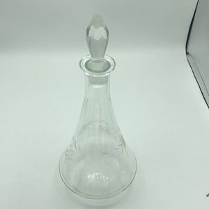 Vintage Wine Oils Vinegar Decanter 12in Tall