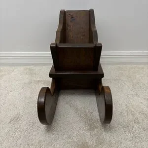 Vintage Wooden Christmas Sleigh Handcrafted 70s Primitive Cottagecore Farmhouse