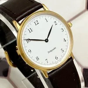 Vintage Zeitpunkt Swiss Quartz Men’s Unisex Watch By The J. Peterman Co