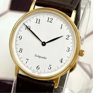 Vintage Zeitpunkt Swiss Quartz Men’s Unisex Watch by The J. Peterman Co