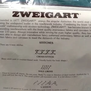 Vintage Zweigart Afghan NOS
