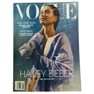 Vogue Magazine Summer 2025 Hailey Bieber See Me For Me Find Your Bliss