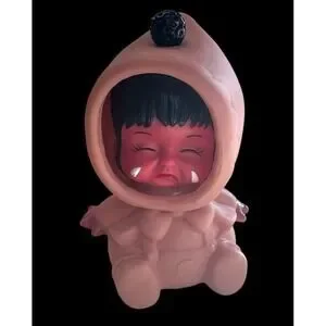VTG 1960's Baby Eskimo Doll Moody Cutie With 3 Changing Faces