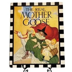 VTG 1989 The Real Mother Goose Book Illustrated by Blanche Fisher Wright HC