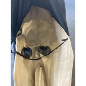 VTG 1995 Halloween SCREAM Ghostface Ghoul Mask Paper Magic Group Hooded Vinyl
