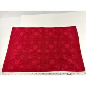 VTG 5x Cotton Blend Towel Soft Pink Red Floral Bath Hand Towels Reversible