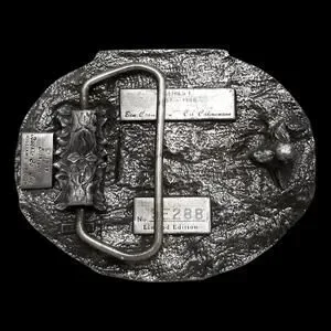 VTG Belt Buckle 1987 Pewter TISCO 52 Years Tractor Implement Supply Co Siskiyou