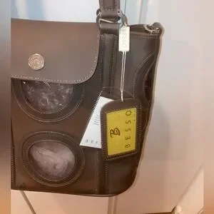 Vtg Besso Jelly Tote -Olive Green