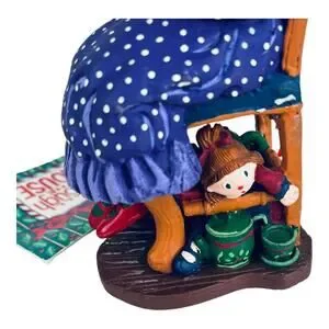 VTG Dept 56 All Through The House NATALIE Victorian GIRL Sitting Figurine 6" NWT