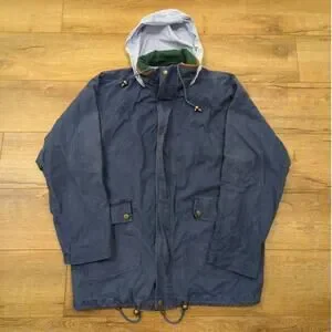 VTG G-III Men's Large Coat Jacket Chore Workwear Retro Hooded Zip Up