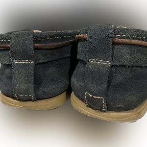 VTG KENNETH COLE 12M BOAT HOUSE SHOE Multi-media Leather Suede Gray Blue Slip-on