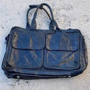 VTG KLUGE Leader Midnight Black Men's Briefcase