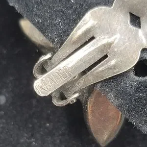 Vtg Kramer Of New York Clip On Earrings