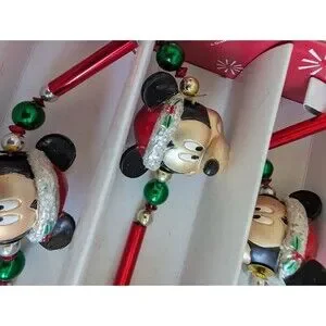 Vtg Mickey Mouse Christmas Tree Garland Disney Parks 6 Ft