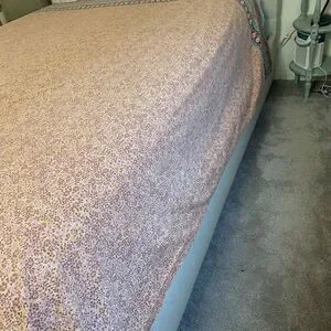 Vtg Westpoint Stevens Flat Sheet Floral W Paisley Boho/Cottage